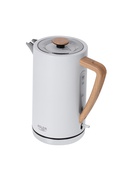 Tējkanna Adler | Kettle | AD 1347w | Electric | 2200 W | 1.5 L | Stainless steel | 360° rotational base | White Hover
