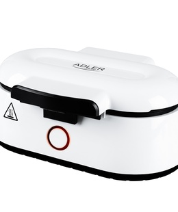  Adler | Waffle Bowl Maker | AD 3062 | 1000 W | Number of pastry 2 | Bowl | White  Hover