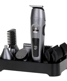  Adler | Grooming 6 in 1 Set | AD 2944 | Cordless | Number of length steps 6 | Stainless Steel/Black  Hover