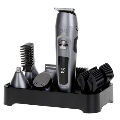  Adler | Grooming 6 in 1 Set | AD 2944 | Cordless | Number of length steps 6 | Stainless Steel/Black