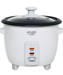 Adler Rice Cooker | AD 6418 | 300 W | 0.6 L | Number of programs 2 | White  Hover