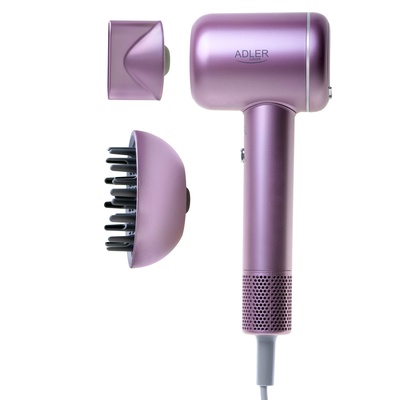 Fēns Adler Hair Dryer | AD 2270p SUPERSPEED | 1600 W | Number of temperature settings 3 | Ionic function | Diffuser nozzle | Pink