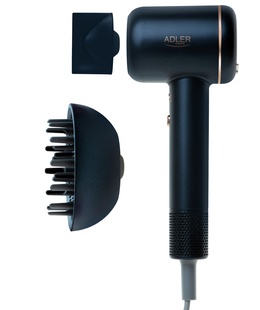 Fēns Adler Hair Dryer | AD 2270 SUPERSPEED | 1600 W | Number of temperature settings 3 | Ionic function | Diffuser nozzle | Blue  Hover