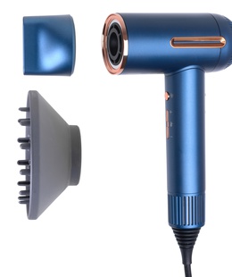 Fēns Adler Hair Dryer | AD 2271 SUPERSPEED | 1500 W | Number of temperature settings 6 | Ionic function | Diffuser nozzle | Blue  Hover