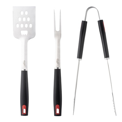  Adler | Grill Utensil Set with Carrying Case | AD 6727 | Grill Cutlery Set | 4 pc(s) | Stainless Steel/Black