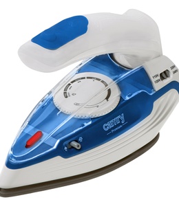  Camry CR 5040 | Steam travel iron | 1600 W | Water tank capacity 80 ml | Continuous steam 10 g/min | Steam boost performance 50 g/min | Blue/White  Hover