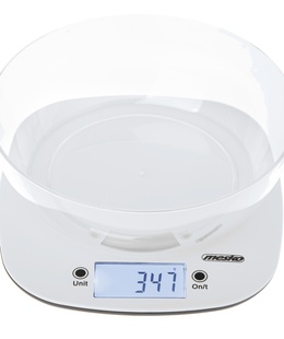 Svari Adler Kitchen Scale with a bowl | MS 3179b | Graduation 1 g | Display type LCD | Black  Hover