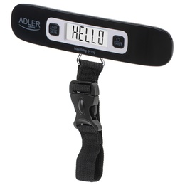 Svari Adler | Travel Luggage Scale | AD 8190 | Maximum weight (capacity) 50 kg | Accuracy 10 g | Black