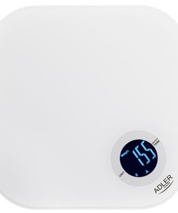 Svari Adler Kitchen scale | AD 3180 | Graduation 1 g | Display type LCD | White  Hover