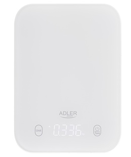 Adler Kitchen Scale | AD 3181w | Graduation 1 g | Display type LED | White  Hover