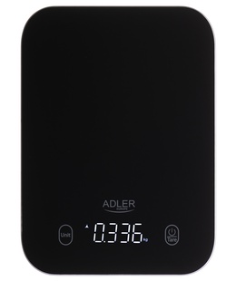 Svari Adler Kitchen Scale | AD 3181b | Graduation 1 g | Display type LED | Black  Hover