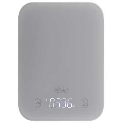 Svari Adler Kitchen Scale | AD 3181g | Graduation 1 g | Display type LED | Grey