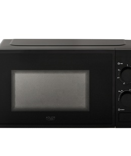 Mikroviļņu krāsns Adler | Microwave Oven | AD 6206 | Free standing | 20 L | 700 W | Convection | Black  Hover