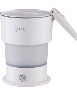Tējkanna Adler Silicon Travel Kettle | AD 1377 | Travel Kettle | 600 W | 0.6 L | Silicon | White  Hover