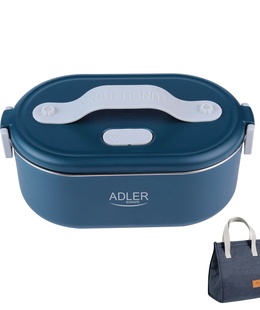  Adler | Electric lunch box with thermal bag | AD 4522 | 0.8 L | Plastic/Stainless steel | Blue | Lid included  Hover