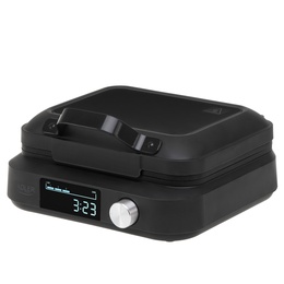  Adler Waffle Maker with LED Display | AD 3087 | 2200 W | Number of pastry 2 | Belgium | Black