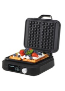  Adler Waffle Maker with LED Display | AD 3087 | 2200 W | Number of pastry 2 | Belgium | Black Hover