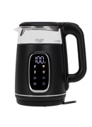 Adler Kettle with LED Display | AD 1305 | Electric | 2200 W | 1.7 L | Plastic | 360° rotational base | Black/Silver