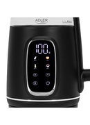 Adler Kettle with LED Display | AD 1305 | Electric | 2200 W | 1.7 L | Plastic | 360° rotational base | Black/Silver Hover