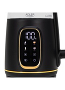 Adler Kettle with LED Display | AD 1305 | Electric | 2200 W | 1.7 L | Plastic | 360° rotational base | Black/Gold Hover