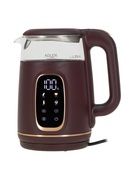 Adler Kettle with LED Display | AD 1305 | Electric | 2200 W | 1.7 L | Plastic | 360° rotational base | Burgundy