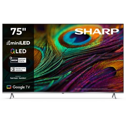 Televizors Sharp 4K QLED TV | 75JP7265E | 75 | Smart TV | Google TV | UHD