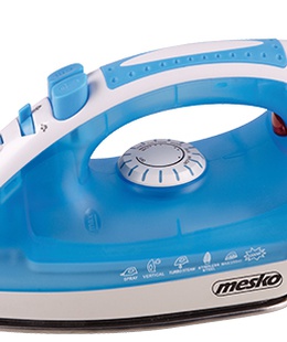  Iron | Mesko | MS 5023 | With cord | 2200 W | Blue/White  Hover