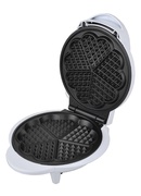  Camry | Waffle maker | CR 3022 | 1000 W | Number of pastry 5 | Heart shaped | White Hover