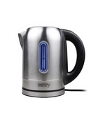 Camry | Kettle | CR 1253 | With electronic control | 2200 W | 1.7 L | Stainless steel | 360° rotational base | Stainless steel