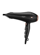 Fēns Adler | Hair Dryer | AD 2244 | 2000 W | Number of temperature settings 3 | Ionic function | Diffuser nozzle | Black