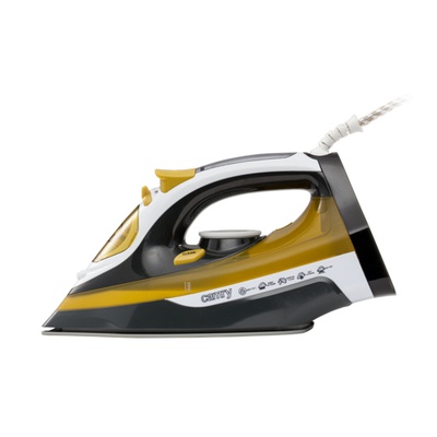  Camry | Iron | CR 5029 | Steam Iron | 2400 W | Continuous steam 40 g/min | Steam boost performance 70 g/min | White/Black/Gold
