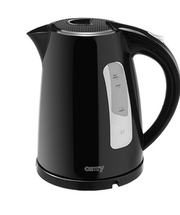 Camry | Kettle | CR 1255 | Standard | 2200 W | 1.7 L | Plastic | 360° rotational base | Black  Hover