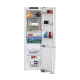  BEKO Refrigerator | BCNA275E4FN | Energy efficiency class E | Free standing | Combi | Height 177.5 cm | No Frost system | Fridge net capacity 185 L | Freezer net capacity 69 L | Display | 38 dB | White