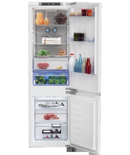  BEKO Refrigerator | BCNA275E4FN | Energy efficiency class E | Free standing | Combi | Height 177.5 cm | No Frost system | Fridge net capacity 185 L | Freezer net capacity 69 L | Display | 38 dB | White  Hover