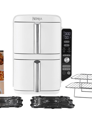  Ninja SL400EUWH double hot air fryer white | NINJA  Hover