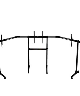  Next Level Racing | Floor stand | Free Standing Triple Monitor stand | 3 x 32- 65  | Maximum weight (capacity) 70 kg | Black  Hover