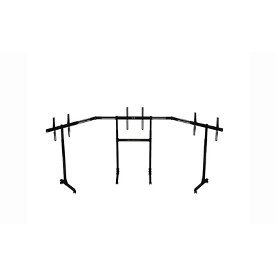  Next Level Racing | Floor stand | Free Standing Triple Monitor stand | 3 x 32- 65  | Maximum weight (capacity) 70 kg | Black