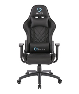  Onex PVC; Nylon caster; Metal | Gaming chairs | GX220 AIR Series | Black  Hover