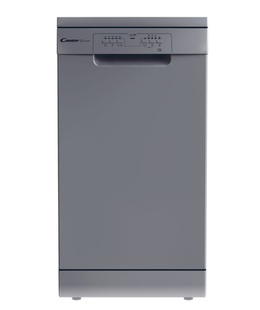 Trauku mazgājamā mašīna Candy Dishwasher | CDPH 2L1049S | Free standing | Width 45 cm | Number of place settings 10 | Number of programs 5 | Energy efficiency class E | Silver  Hover