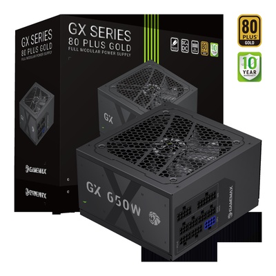  Gamemax PSU | GX 650GF | 650 W | Gold | Full Modular