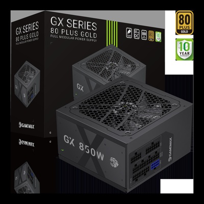  Gamemax PSU | GX 850GF | 850 W | Gold | Full Modular