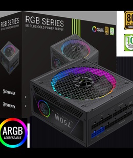  Gamemax PSU | RGB 750G | 750 W | Gold | Full Modular  Hover