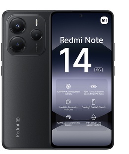 Telefons Xiaomi Redmi | Note 14 | Midnight Black | 6.67  | AMOLED | 1080 x 2400 pixels | Mediatek | Dimensity | Internal RAM 8 GB | 256 GB | Dual SIM | 5G | Main camera resolution 50+8+2 MP | Secondary camera resolution 20 MP | Android | 14  Hover