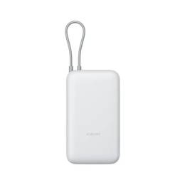  Xiaomi Power Bank 20000mAh (Integrated Cable) | 20000 mAh | Light Gray