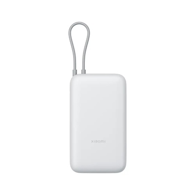  Xiaomi Power Bank 20000mAh (Integrated Cable) | 20000 mAh | Light Gray