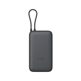  Xiaomi Power Bank 20000mAh (Integrated Cable) | 20000 mAh | Dark Gray