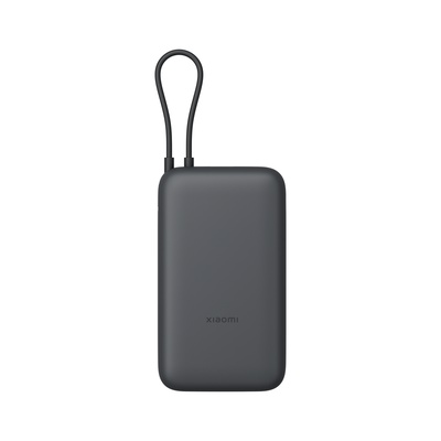  Xiaomi Power Bank 20000mAh (Integrated Cable) | 20000 mAh | Dark Gray