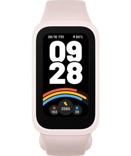 Viedpulksteni Xiaomi Smart Band 9 Active | TFT | Waterproof | Bluetooth | Pink  Hover