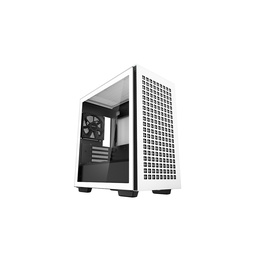  Deepcool | CH370 | Side window | White | Micro ATX | Power supply included No | ATX PS2