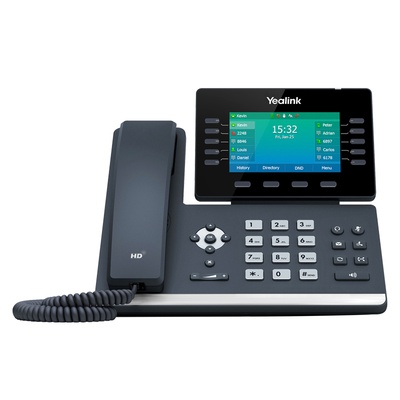  Yealink | Prime Business Phone to Deliver Optimum Desktop Productivity | SIP-T54W | Built-in display | Black | Speakerphone
